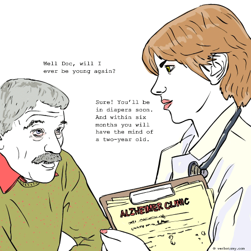 'Well Doc, will I ever be young again?'