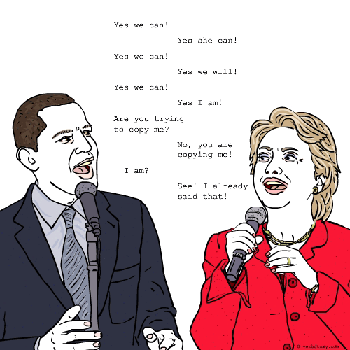 'Yes we can! Yes she can!'