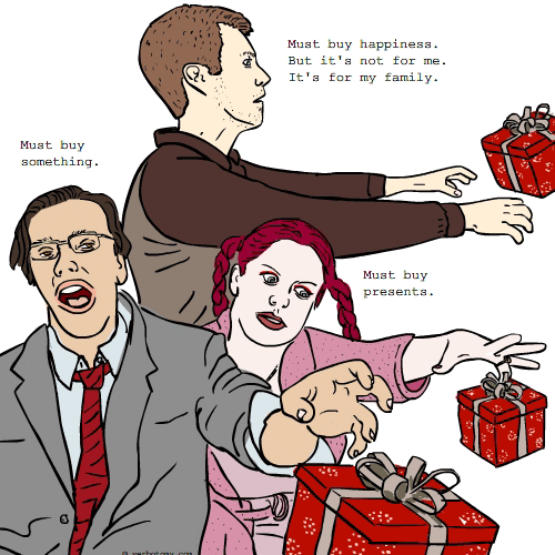 'Must buy presents.'