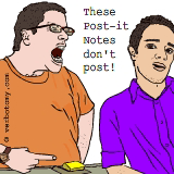 These Post-it Notes don't post!