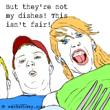 But they're not my dishes!