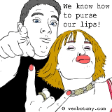 We know how to purse our lips!