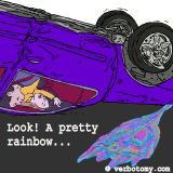 Look! A pretty rainbow...