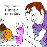Why can't I google my socks?