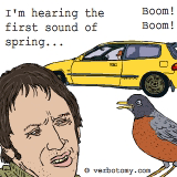 I think I'm hearing the first sound of spring...