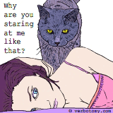 Why are you staring at me like that? 
