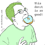 This donut is so good!