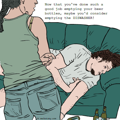 You've done such a good job emptying your beer bottles.
