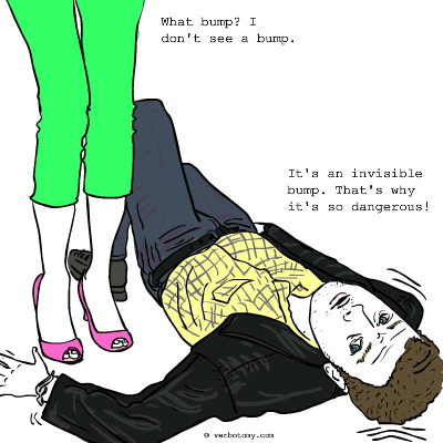 What bump? I don't see a bump.