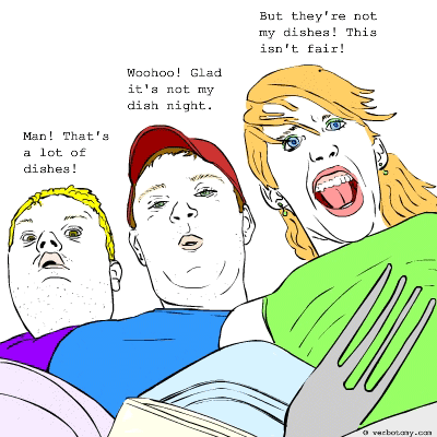But they're not my dishes!
