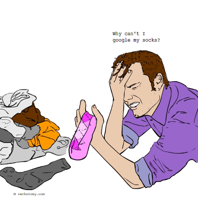 Why can't I google my socks?